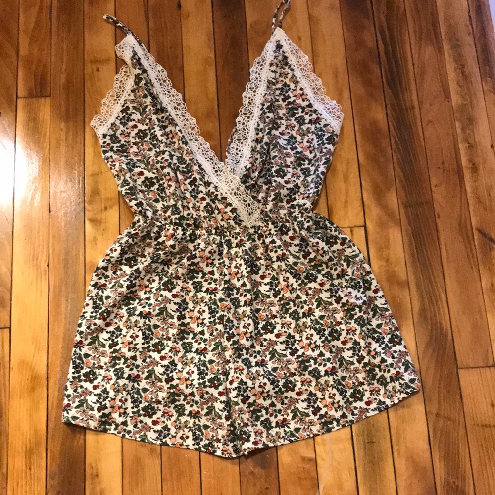 Lovely Day large floral romper